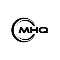 mhq Logo Design, Inspiration zum ein einzigartig Identität. modern Eleganz und kreativ Design. Wasserzeichen Ihre Erfolg mit das auffällig diese Logo. vektor