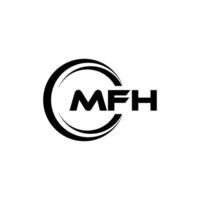mfh Logo Design, Inspiration zum ein einzigartig Identität. modern Eleganz und kreativ Design. Wasserzeichen Ihre Erfolg mit das auffällig diese Logo. vektor