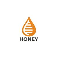 scheinen Honig Flüssigkeit Symbol Logo Vektor