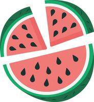 vattenmelon frukt vektor konst design