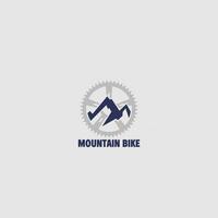 Mountainbike-Logo vektor