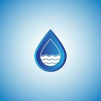 Wasser-Logo-Vektor vektor