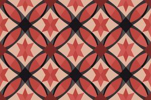 modern geometrisch Formen Muster, nahtlos Vektor Illustration. Muster Designs mit modern geometrisch Formen können Sein gedruckt wie ein Hintergrund Bild oder benutzt zum Teppiche, Teppiche, oder Textil- Stoff.