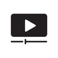 Video Streaming Symbol Vektor Design Illustration