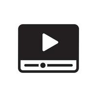 Video Streaming Symbol Vektor Design Illustration