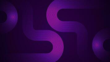 dunkel violett abstrakt Hintergrund mit Serpentin Stil Linien wie das Main Komponente. vektor
