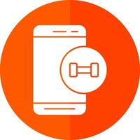 Fitness App Vektor Symbol Design