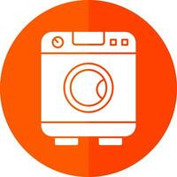 Waschen Maschine Vektor Symbol Design