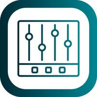 Musik- Equalizer Vektor Symbol Design