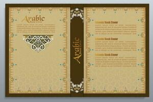 arabicum islamic bok omslag design vektor