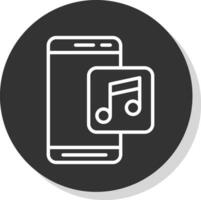 Musik- App Vektor Symbol Design