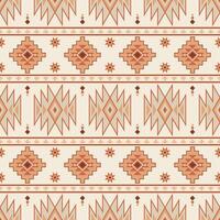 ethnisch aztekisch nahtlos Muster Stammes- navajo Mustergeometrisch Ornament Vektor Illustration im Boho Stil Teppich Textil- drucken Textur