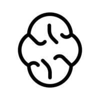 Gehirn Symbol Vektor Symbol Design Illustration