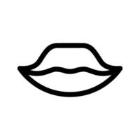 Lippen Symbol Vektor Symbol Design Illustration