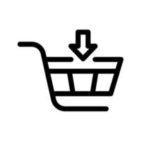 Einkaufen Symbol Vektor Symbol Design Illustration