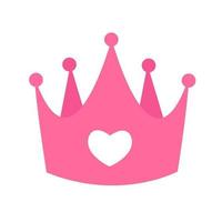 prinsessan krona ikon. vektor illustration.