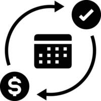 kalender schema ikon symbol bild vektor. illustration av de modern utnämning påminnelse dagordning symbol grafisk design bild. eps 10 vektor