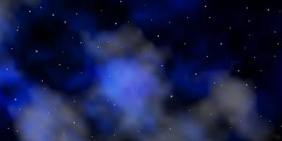 dunkelblaues Vektormuster mit abstrakten Sternen. moderne geometrische abstrakte Illustration mit Sternen. Muster für Websites, Zielseiten. vektor