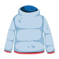 modisch Puffer Jacke vektor