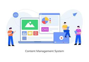 Content-Management-System vektor