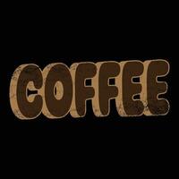 kaffe t-shirt design, kaffe älskare ,kaffe design. vektor