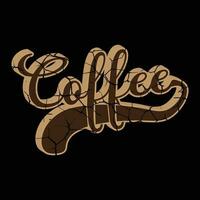 kaffe t-shirt design, kaffe älskare ,kaffe design. vektor