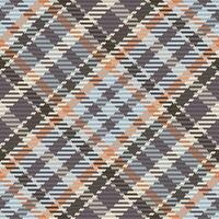 Nahtloses Muster aus schottischem Tartan-Plaid. wiederholbarer hintergrund mit karierter stoffstruktur. Vektorhintergrund gestreifter Textildruck. vektor