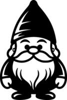 gnome - minimalistisk och platt logotyp - vektor illustration