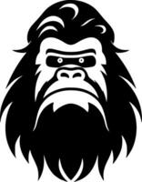 Bigfoot - - minimalistisch und eben Logo - - Vektor Illustration