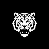 Tiger - - minimalistisch und eben Logo - - Vektor Illustration