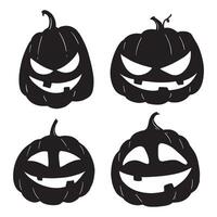 halloween pumpa huvud ClipArt bunt vektor