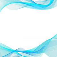 abstrakte Welle Hintergrund blau zurück weiß vektor