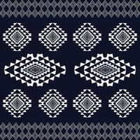 etnisk abstrakt ikatkonst. sömlösa mönster i tribal, folklig broderi och mexikansk stil. Aztekisk geometrisk konst prydnadstryck.design för matta, tapeter, kläder, omslag, tyg, omslag, textil vektor