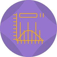 histogram vektor ikon