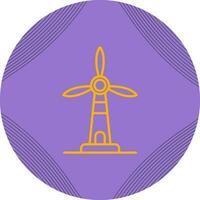 Symbol für Windmühlenvektor vektor