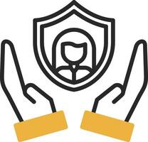 persönlich Sicherheit Vektor Symbol Design