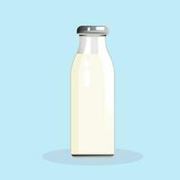 Illustration Vektor Grafik von Flasche Milch