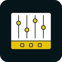 Musik- Equalizer Vektor Symbol Design