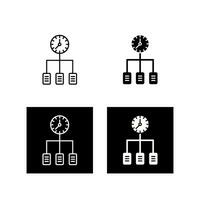 Timeline-Vektorsymbol vektor