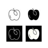 Apple-Vektor-Symbol vektor