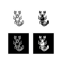 Skorpion-Vektor-Symbol vektor