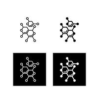 Vektorsymbol für Moleküle vektor