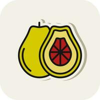 Pomelo-Vektor-Icon-Design vektor