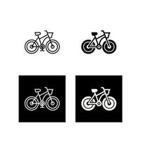 Fahrrad-Vektor-Symbol vektor