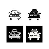 Taxi-Vektor-Symbol vektor