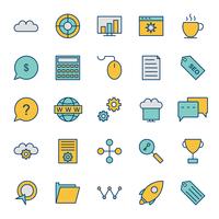 Satz von Vector SEO Search Engine Optimization Icons