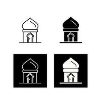 Masjid-Türvektorsymbol vektor