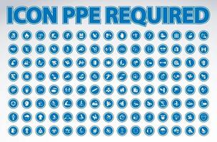 erforderliche persönliche Schutzausrüstung vektor