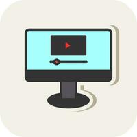 Video Streaming Vektor Symbol Design