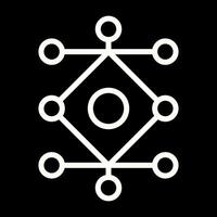 Netzwerk Analyse Vektor Symbol